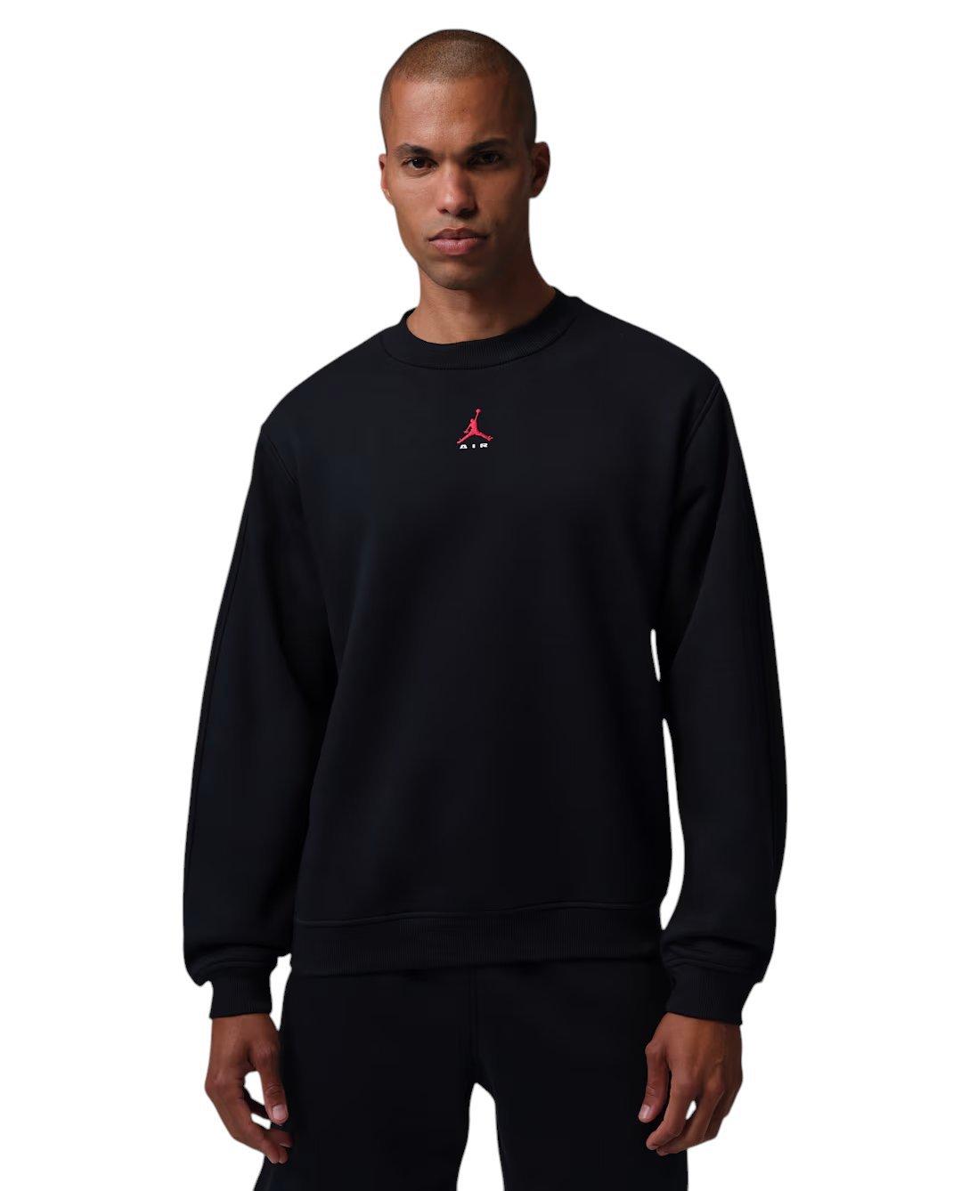 Jordan Men's Brooklyn Crew-Neck Sweatshirt - Black - BLACK